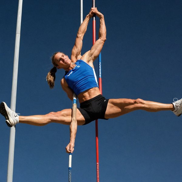 Quels exercices de gainage sont recommandés pour les athlètes pratiquant le saut à la perche?