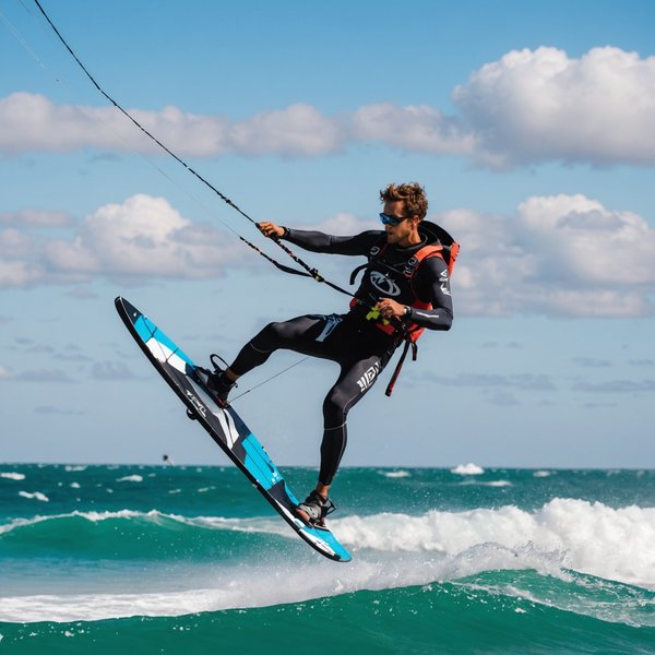Quelles innovations technologiques ont récemment amélioré les performances des amateurs de kite-surf ?
